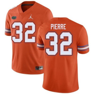 Men's Florida Gators #32 Jesiah Pierre NCAA Jordan Brand Orange Authentic Stitched College Football Jersey MHL8762FJ